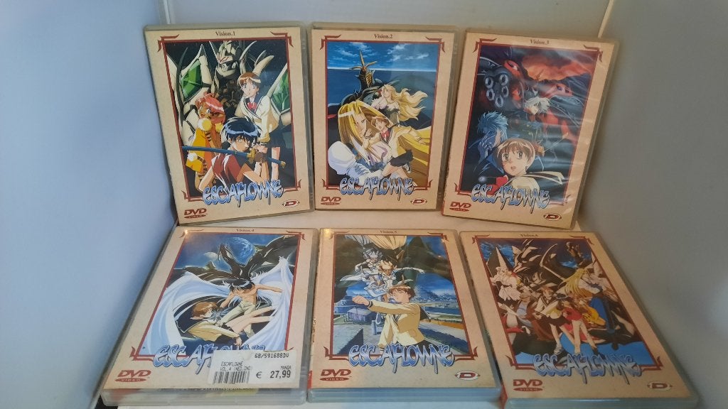 Escaflowne Complete Anime Serie Vol. 1 t/m 6 DVD Set, Ophalen of Verzenden, Gebruikt, Anime (Japans), Animatie
