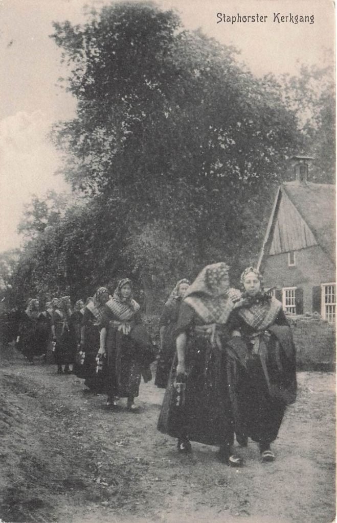 702-371-031 Staphorster Kerkgang, Verzenden, Voor 1920, Overijssel