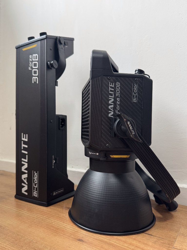 Nanlite Forza 300B Bi-Color Kracthige Video Licht + Statief, Ophalen of Verzenden, Gebruikt, Video