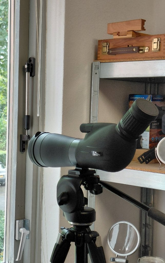 Vogelbescherming Sperwer 65 Telescoop / Spotting scope, Lenzentelescoop (refractor), Met statief, Ophalen of Verzenden, Zo goed als nieuw