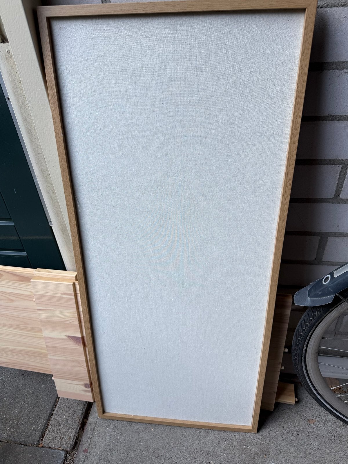 Prikbord, Bruin, Ophalen of Verzenden, Zo goed als nieuw, Fotolijst