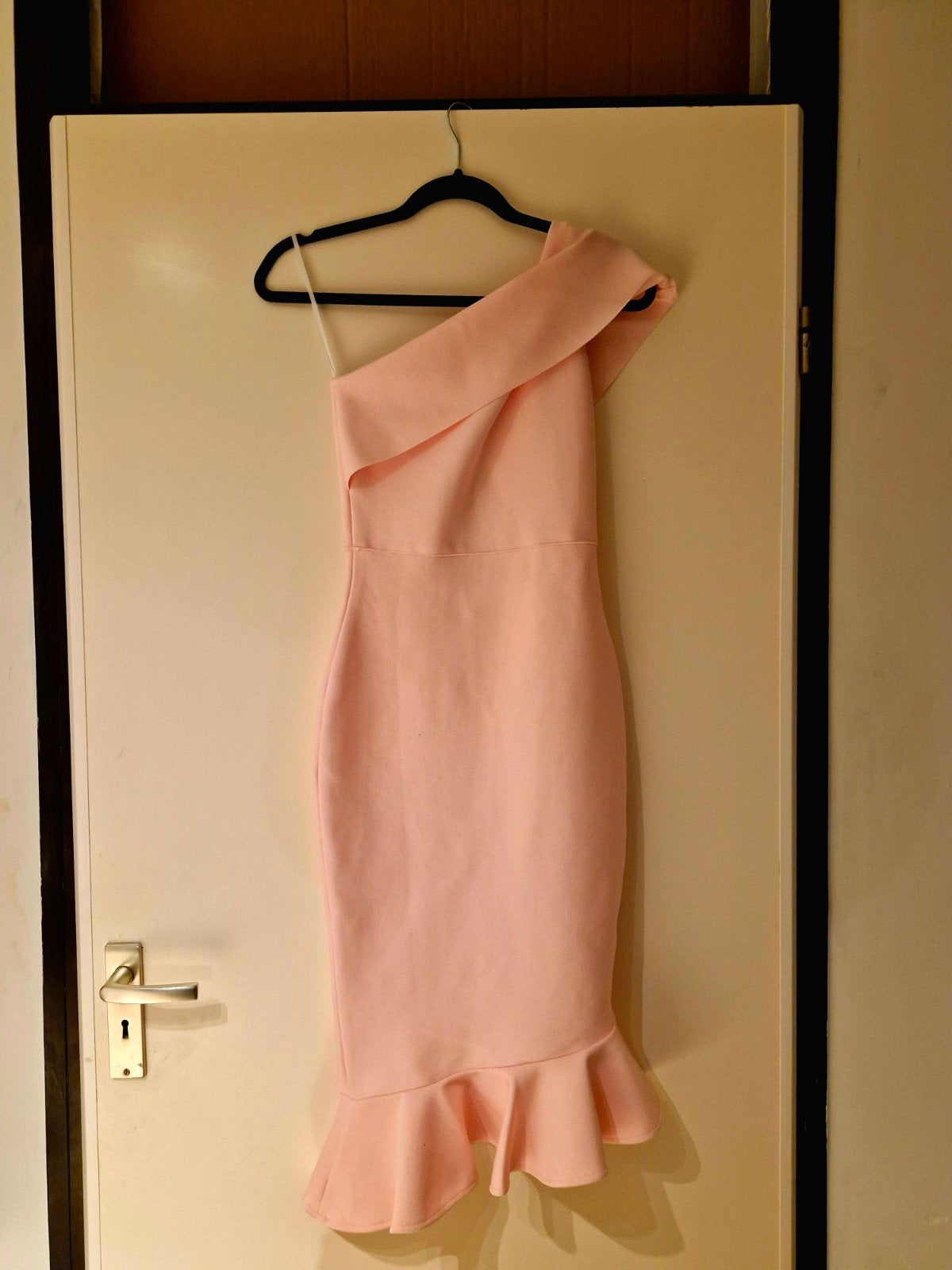 Elegante Roze Galajurk - Perfect voor Speciale Gelegenheden, Ophalen of Verzenden, Zo goed als nieuw, Roze, Maat 36 (S)