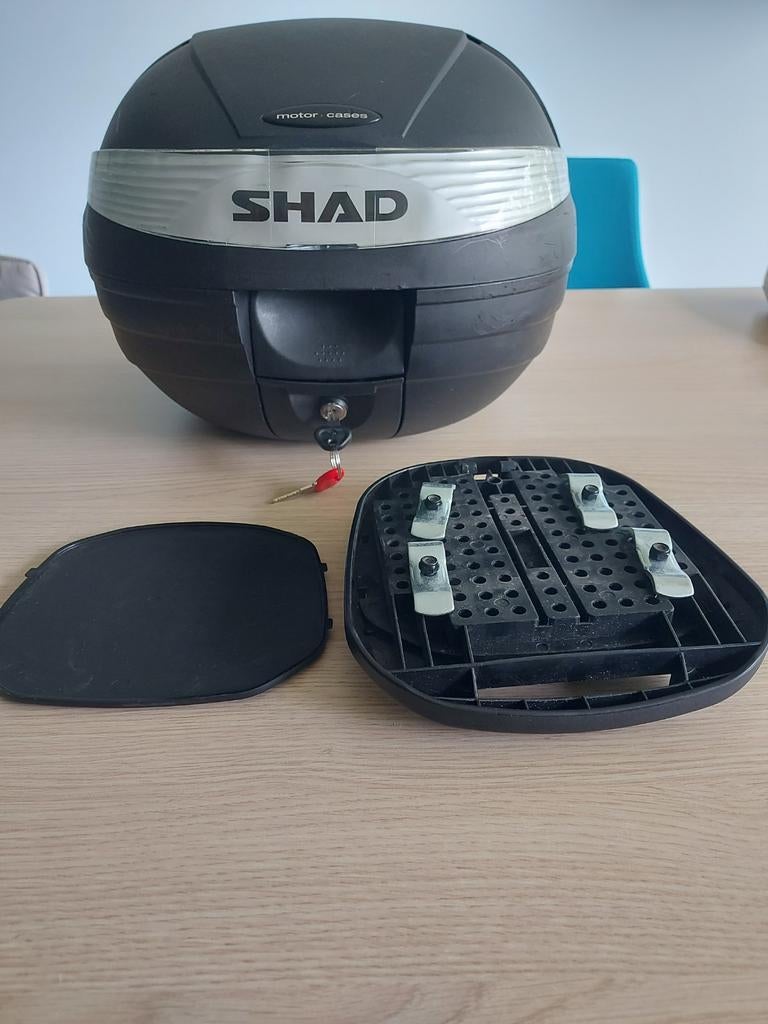 Topkoffer Shad SH29 + sleutels met Montageplaat - Zwart, Ophalen of Verzenden