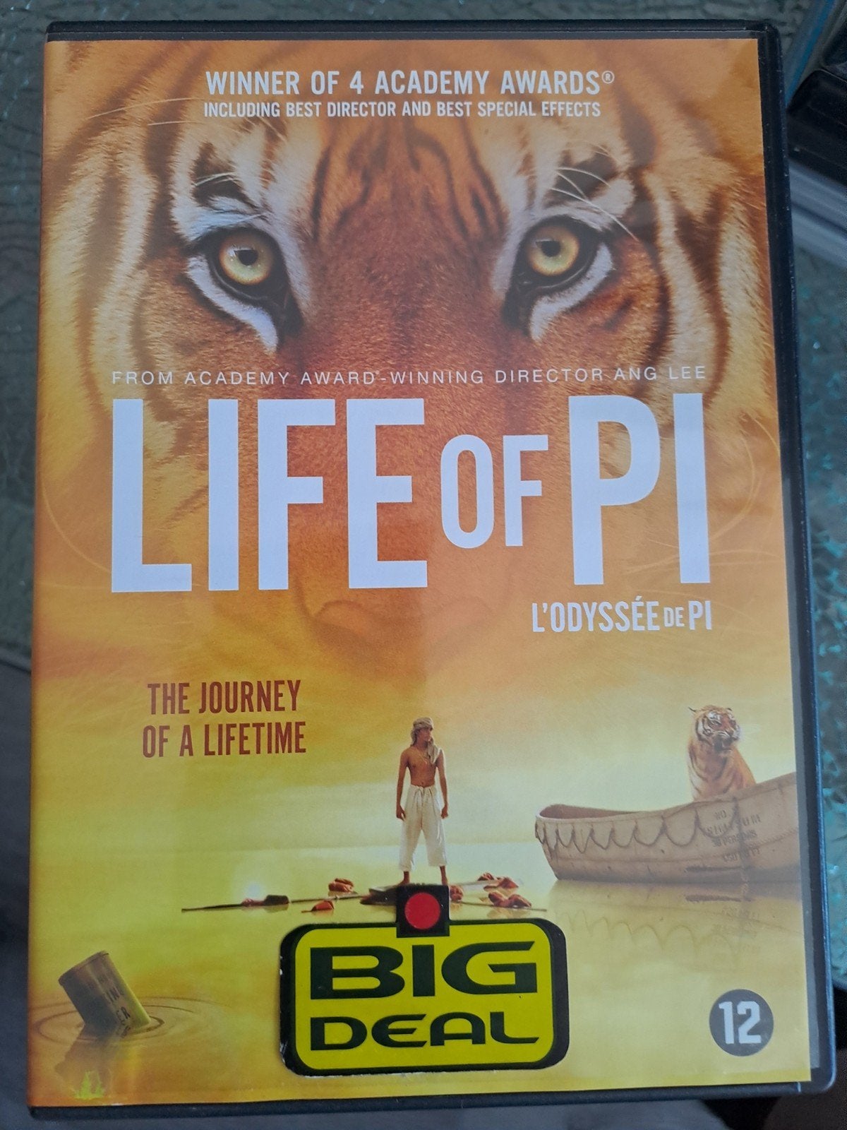 life of pi (dvd), Alle leeftijden, Ophalen of Verzenden, Zo goed als nieuw