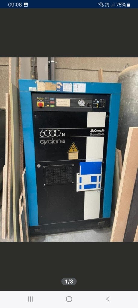 Compressor Cyclon 604 on, Doe-het-zelf en Verbouw, Compressors, 100 liter of meer, Ophalen of Verzenden, Minder dan 200 liter/min