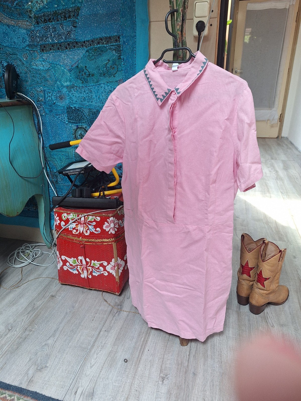 Sita Murt Roze Linnen Blouse en Broek Set, Kleding | Dames, Kostuum of Pak, Sita Murt, Maat 42/44 (L), Nieuw