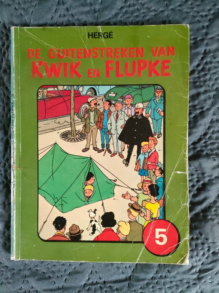 De guitenstreken van KWIK EN FLUPKE, Boeken, Gelezen, Eén stripboek, Ophalen of Verzenden, Hergé