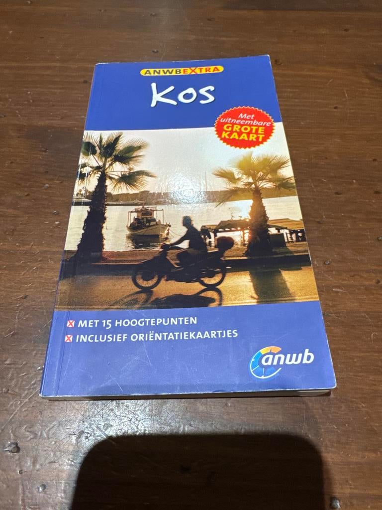 ANWB Extra Reisgids Kos met Grote Kaart, Europa, Ophalen of Verzenden, Zo goed als nieuw, Reisgids of -boek