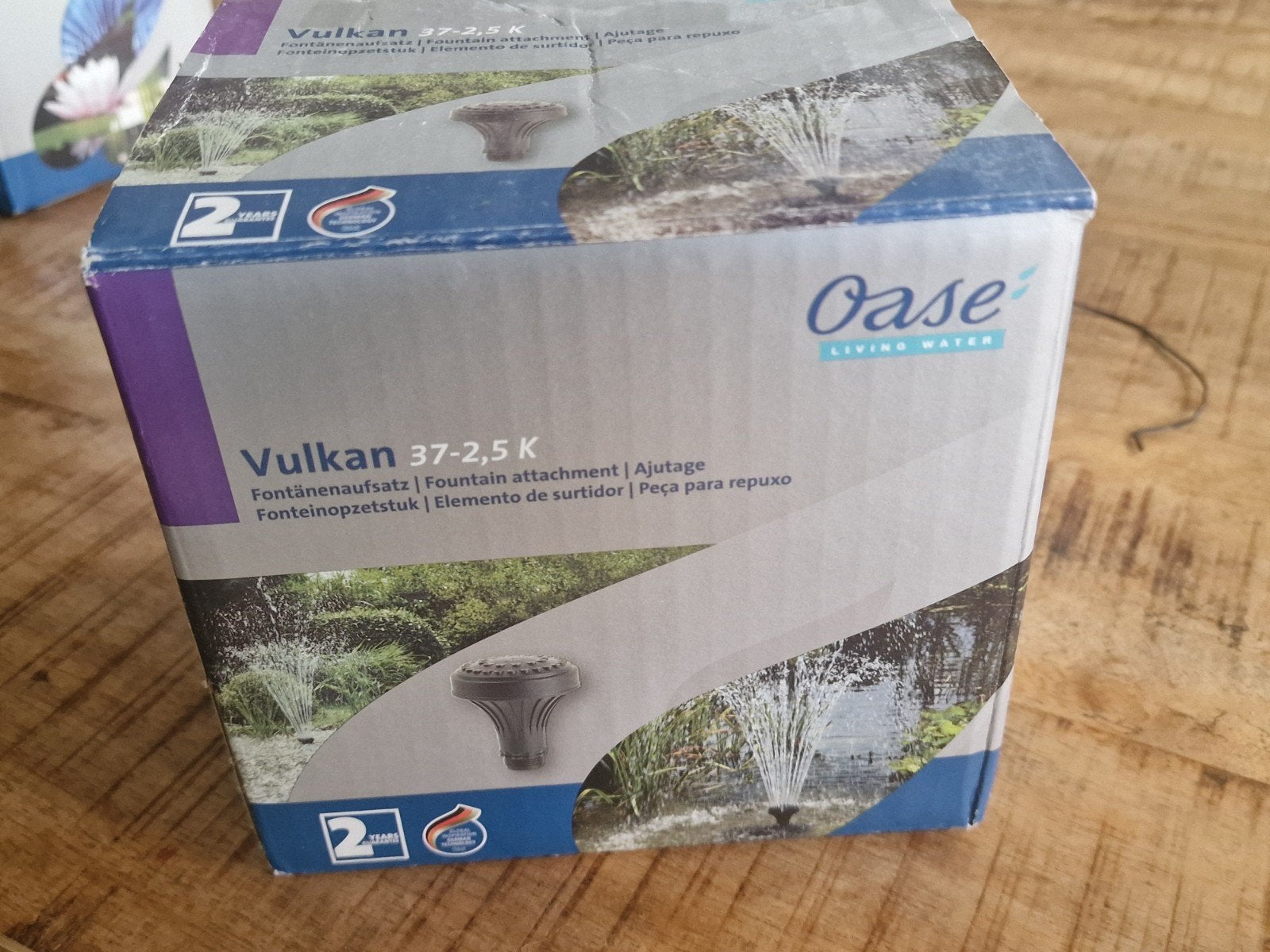 Oase Vulkan 37 - 2,5K Fonteinopzetstuk NIEUW, Ophalen of Verzenden, Nieuw, Vijverpomp