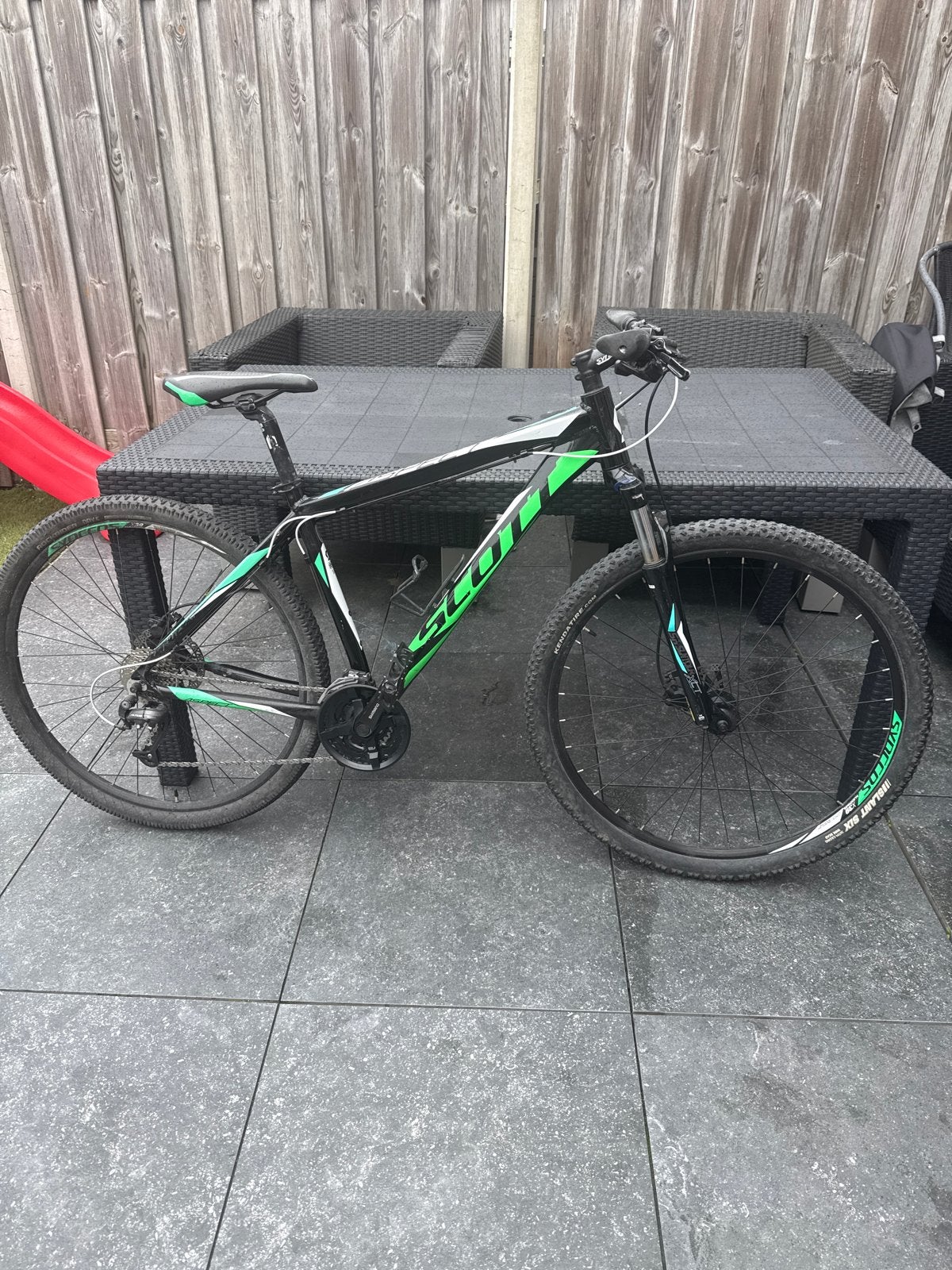Scott Mountainbike - Goed Onderhouden, Recente Vervangingen, Gebruikt, Hardtail, 49 tot 53 cm, Schijfrem