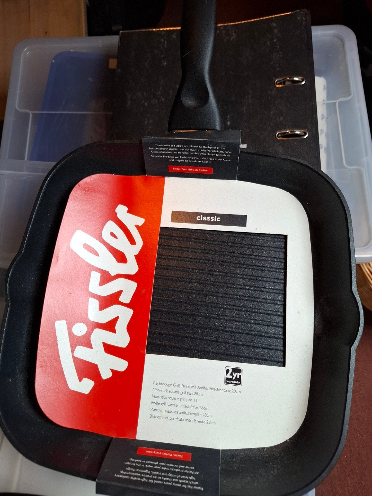Fissler Classic Vierkante Grillpan 28cm - Nieuw, Antiaanbaklaag, Overige typen, Ophalen of Verzenden, Fissler