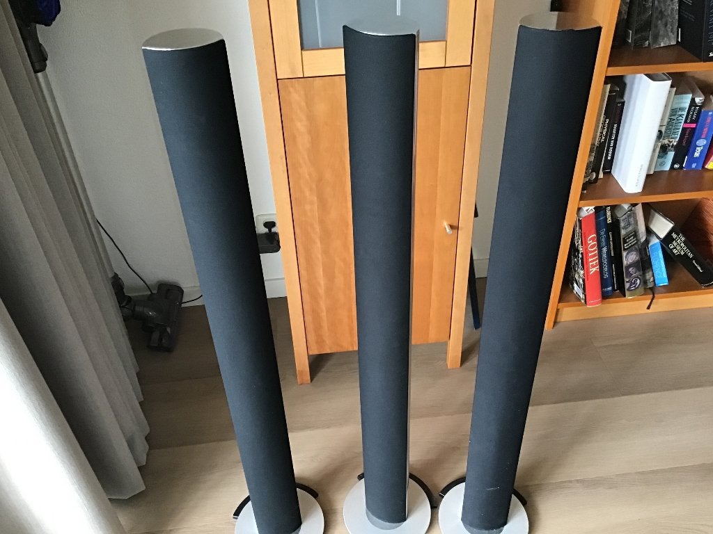 Bang &Olufsen Beolab 6000, Gebruikt, 60 tot 120 watt, Front, Rear of Stereo speakers, Ophalen