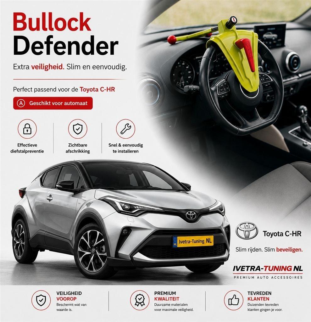 Stuurslot Toyota C-HR | Beveiliging Toyota CH-R | Bullock, Info@ivetra-tuning.nl  |  www.ivetra-tuning.nl, Ophalen of Verzenden