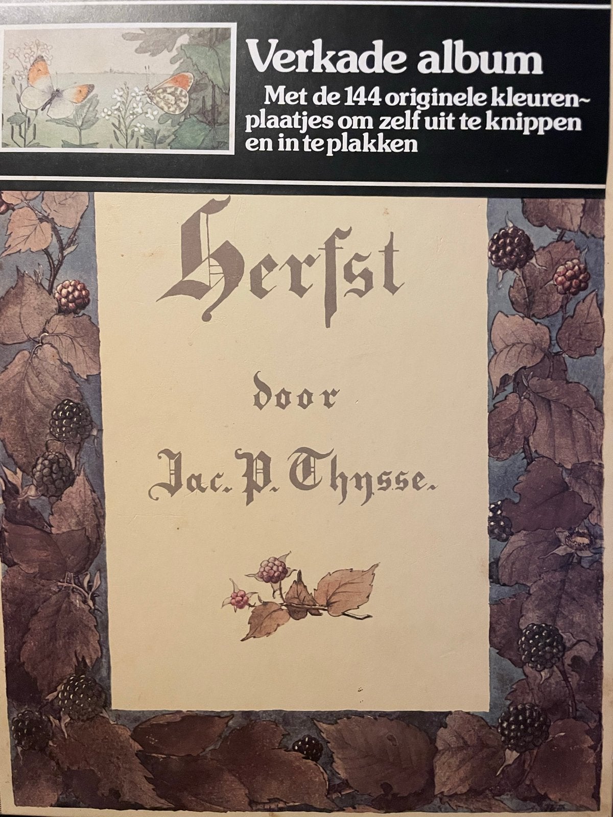 Verkade Plaatjesalbum "Herfst" (1910) - Compleet & Zeer Goed, Boeken, Ophalen of Verzenden, Zo goed als nieuw, Plaatjesalbum