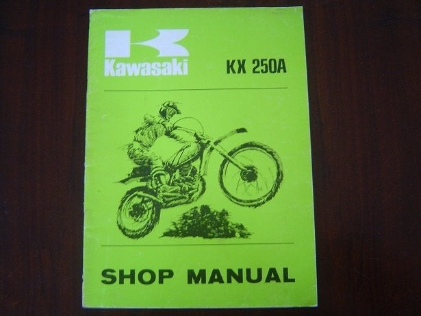 Kawasaki KX250A 1974 motorcycle shop manual KX250 A, Ophalen of Verzenden, Kawasaki