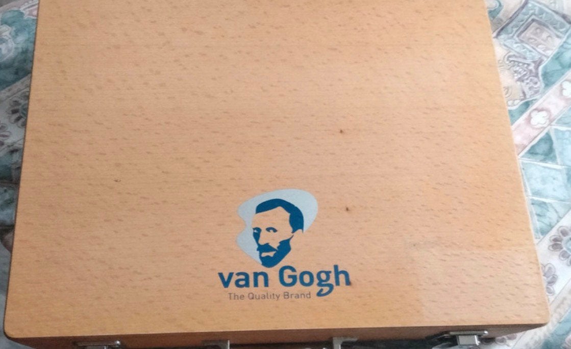 Schilderkist Van Gogh (leeg), Ophalen of Verzenden, Zo goed als nieuw, Ezel