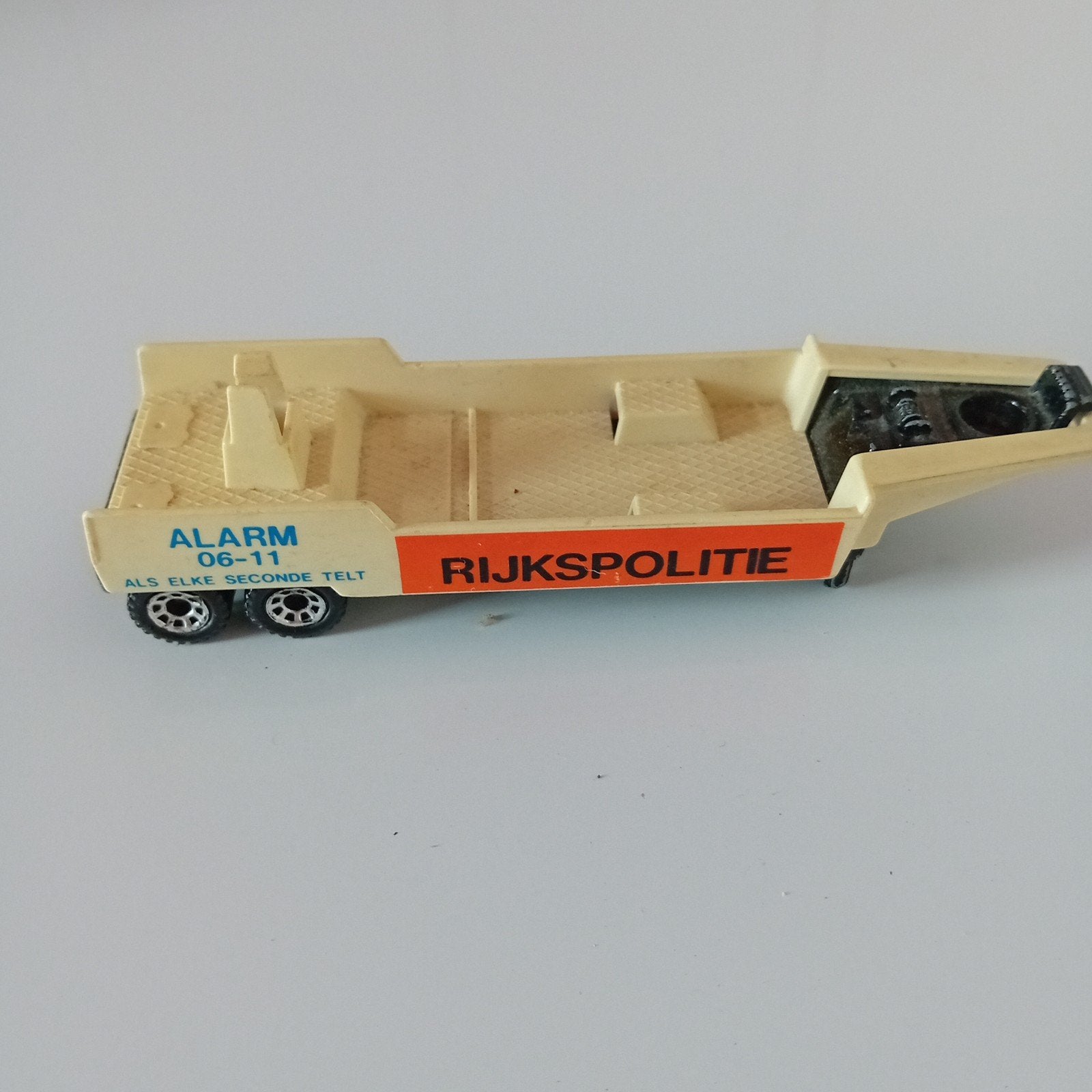 Matchbox Rijkspolitie Trailer - Vintage Speelgoed, Verzenden, Gebruikt