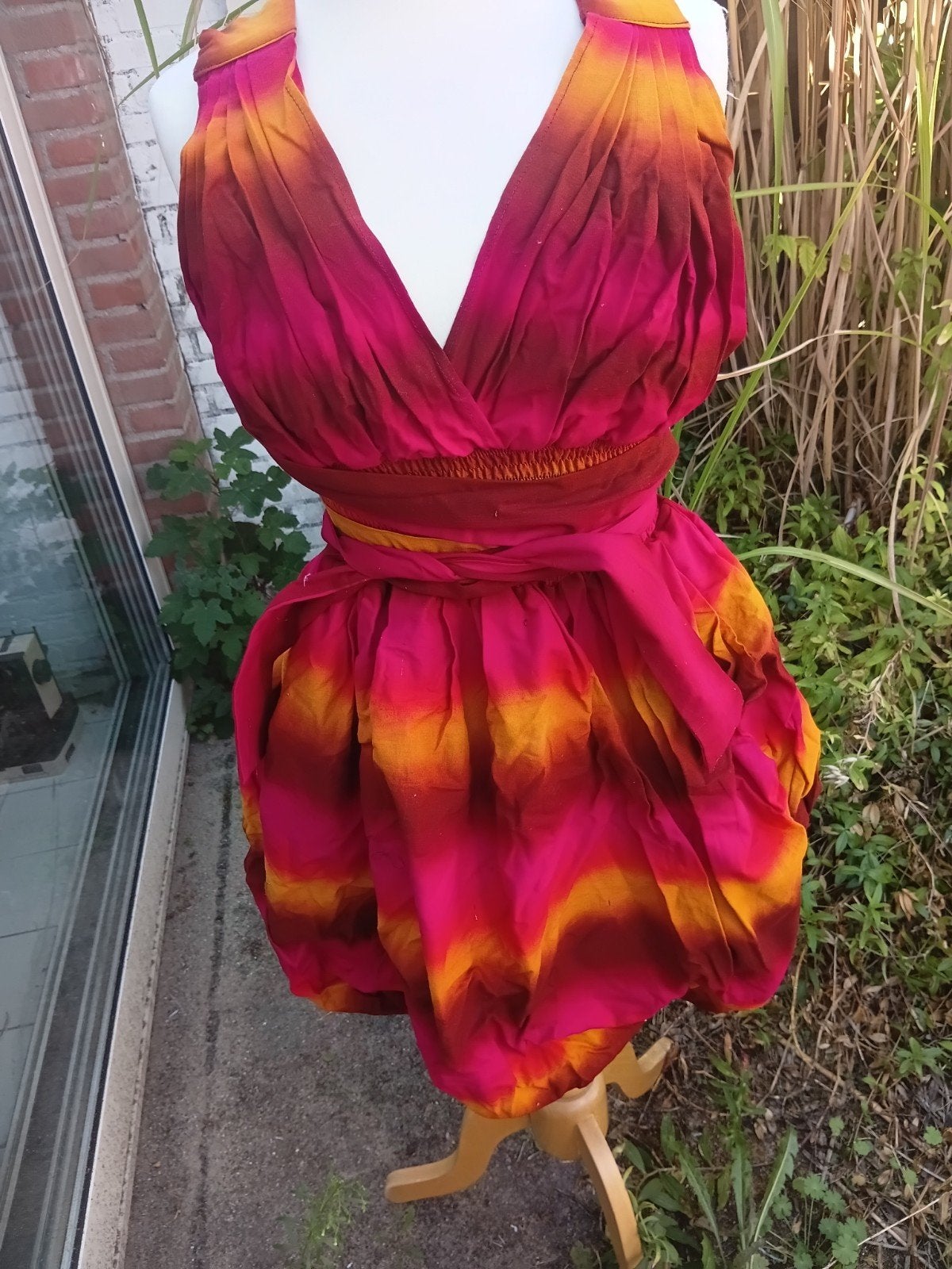ballonjurk Ghana one size fits all, Ophalen of Verzenden, Nieuw, Knielengte