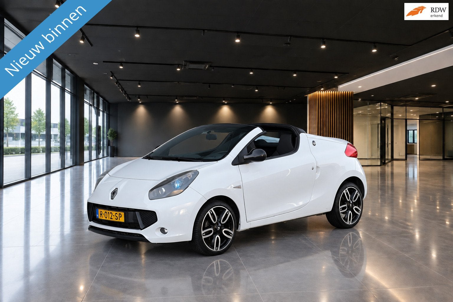 Renault Wind 1.2 TCE DYNAMIQUE CABRIO ELEKTRISCHE-KAP, Auto's, Voorwielaandrijving, Euro 5, Gebruikt, 4 cilinders