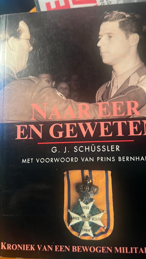 Ned.Indië, Korea Naar eer en geweten G.J.Schüsser, Verzamelen, Ophalen of Verzenden, Landmacht, Nederland, Boek of Tijdschrift