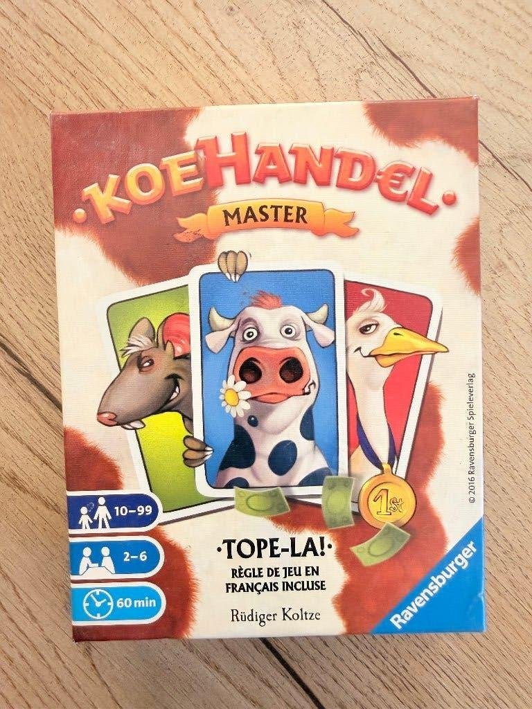 Spellen: Kluster, Doolhof, Monopoly, Koehandel, Vijf spelers of meer, Verzenden, Zo goed als nieuw