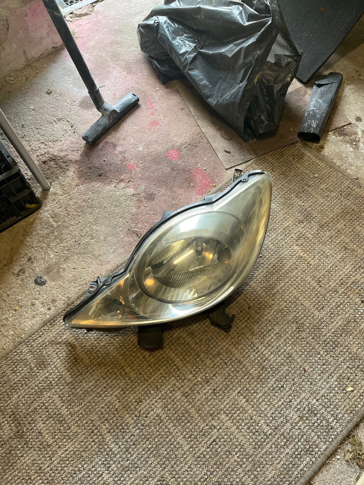Koplamp Peugeot 107- Rechts, Auto-onderdelen, Verlichting, Ophalen of Verzenden, Gebruikt, Fiat