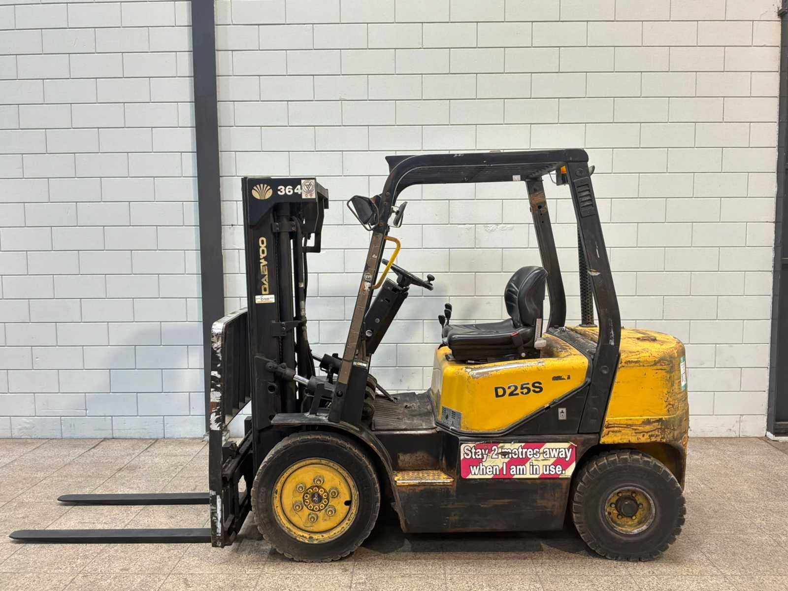 Deawoo - 1999 - D20-S2 - Vorkheftruck, Zakelijke goederen, Machines en Bouw | Heftrucks en Intern transport, Diesel, Heftruck