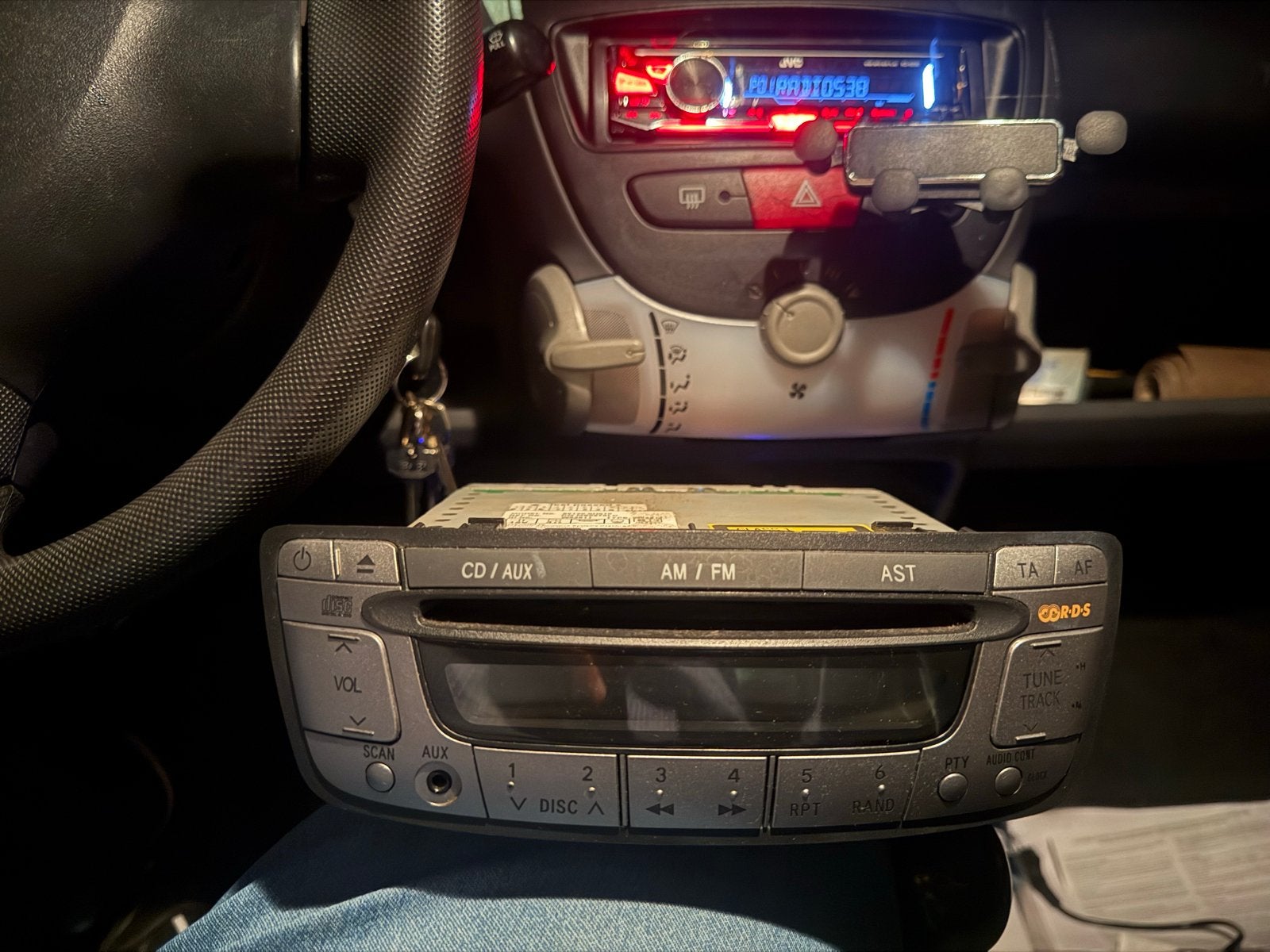 Originele Toyota Aygo radio/CD-speler, Ophalen of Verzenden, Gebruikt