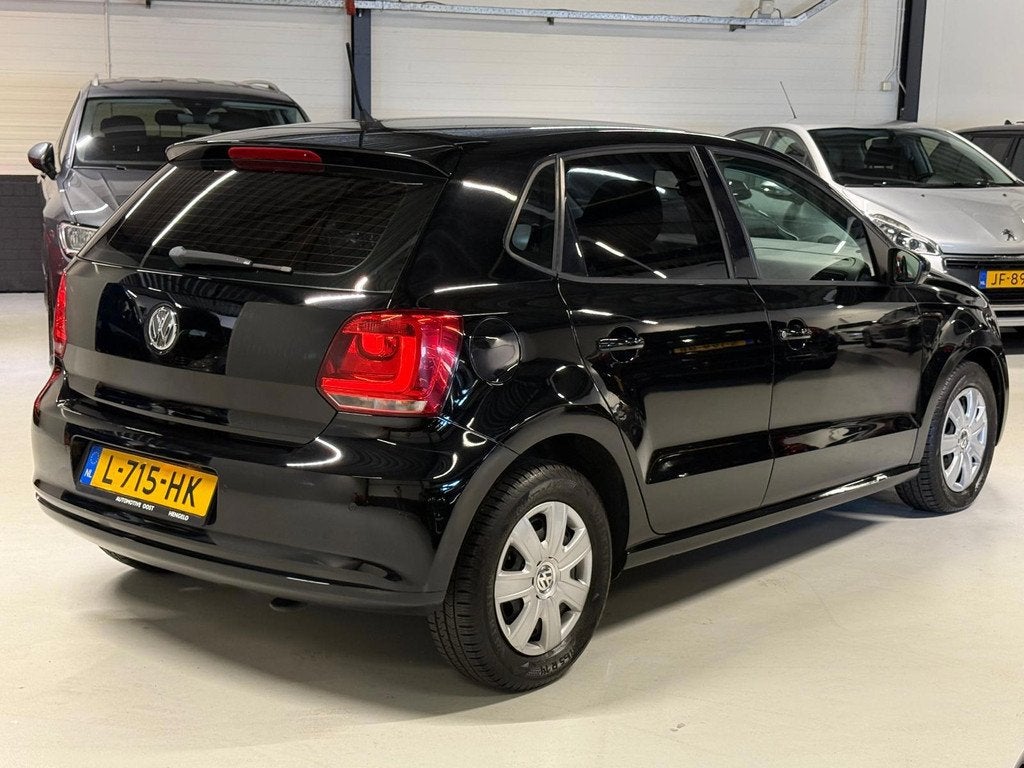 Volkswagen Polo 1.2-12V BlueMotion Airco|stoelverw. Carplay!, Voorwielaandrijving, Euro 5, Zwart, 1198 cc