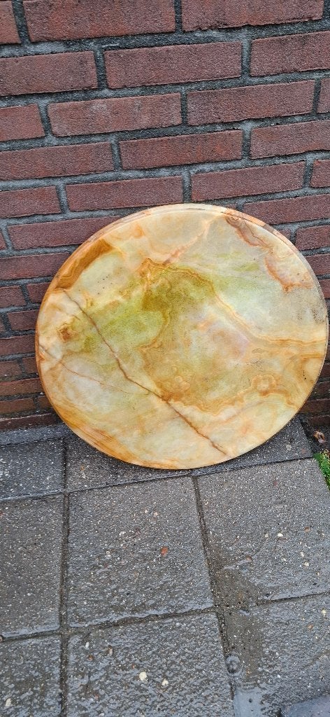 Marmeren plaat voor tafeltje, Ophalen