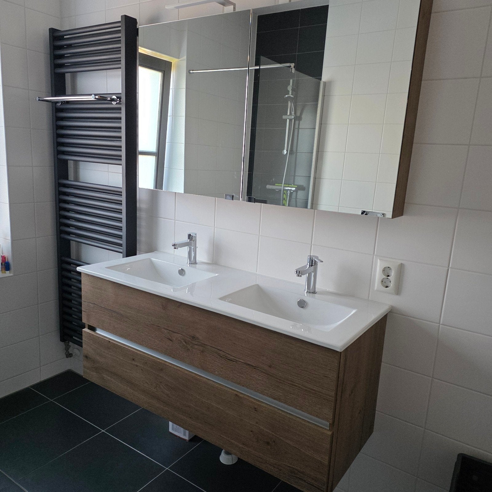 Badkamer meubels  Tabacco kleur, Ophalen, 100 tot 150 cm, Zo goed als nieuw, 150 tot 200 cm