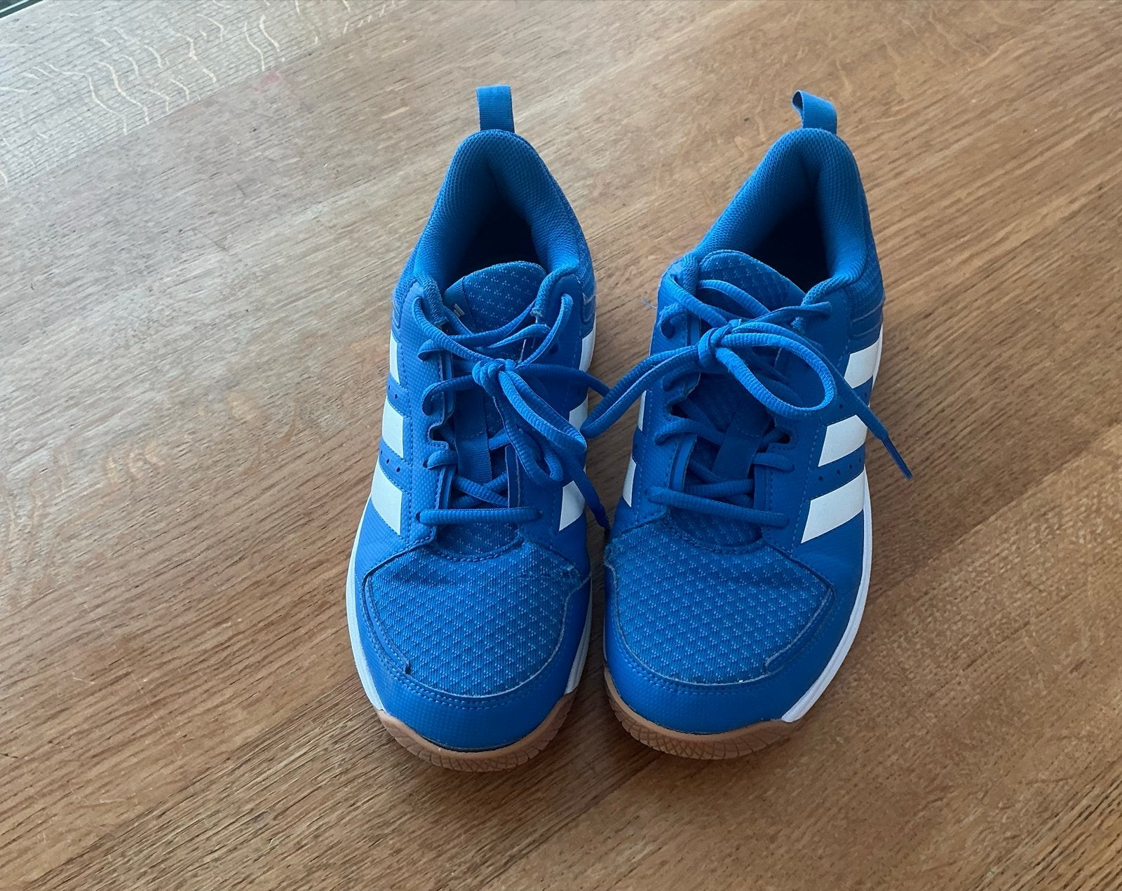 Adidas zaal hockey schoenen blauw maat 40,5, Ophalen of Verzenden