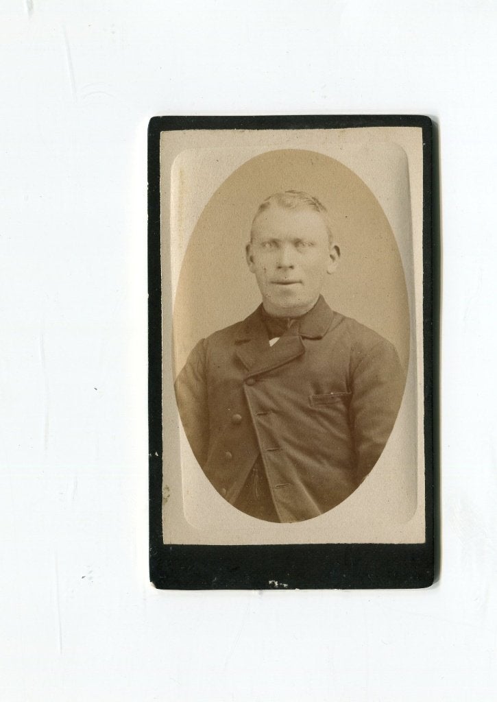 Carte de Visite. Harting. Gouda,, Foto, Ophalen of Verzenden, Zo goed als nieuw, Voor 1940