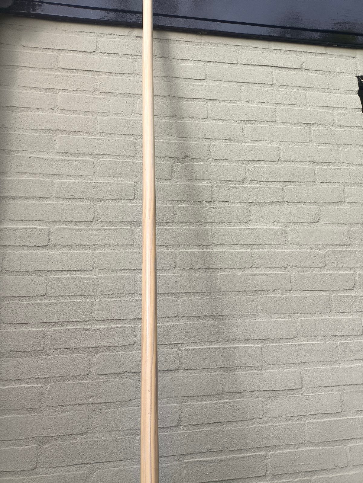 Houten Gordijnroede, 260cm, Ø25mm – grenen White Wash, Ophalen, Nieuw, Overige typen, Hout