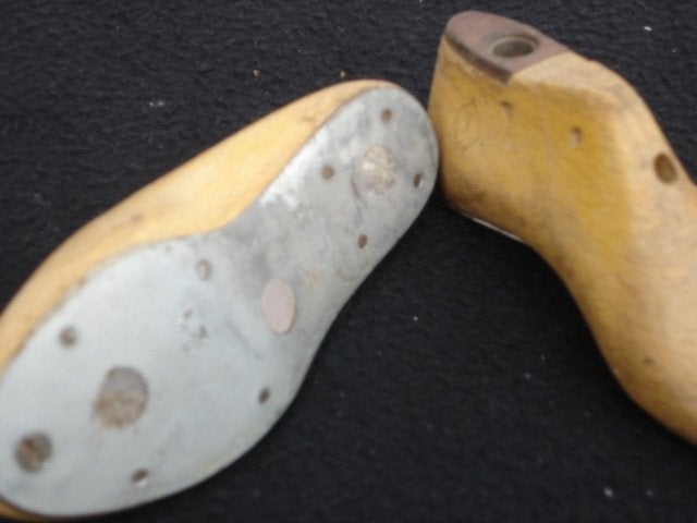 Brocante Oude houten schoen leest /spanners apart model, Ophalen of Verzenden