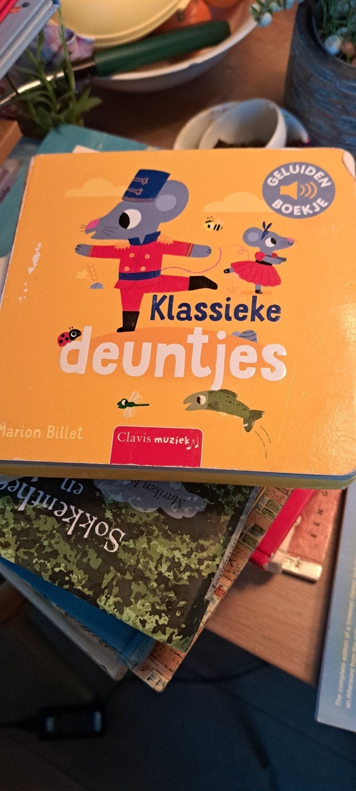 Klassieke Deuntjes Geluidenboekje - Marion Billet, Gelezen, Ophalen of Verzenden, 0 tot 6 maanden, Marion Billet