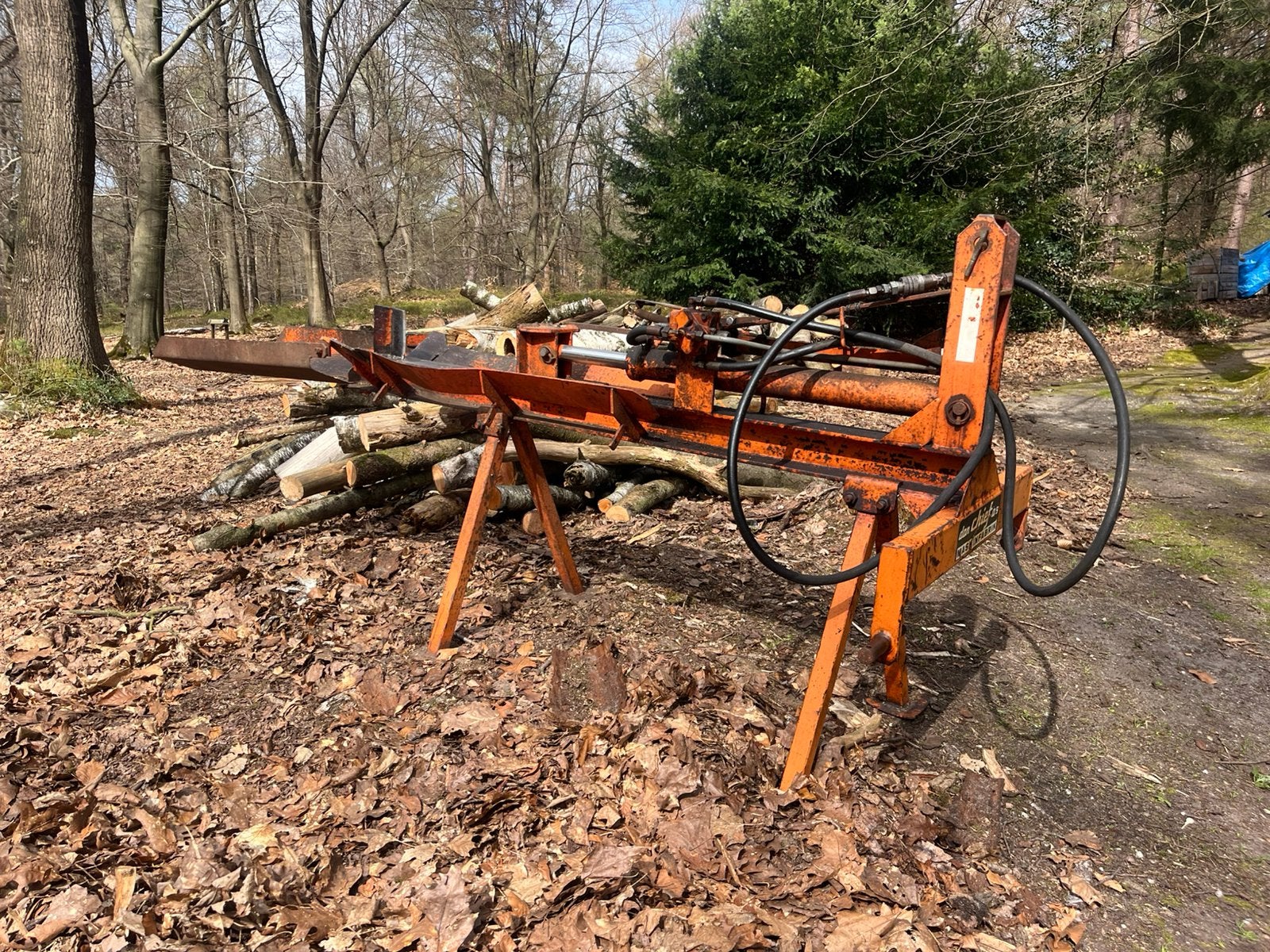 Kloofmachine hydraulisch, Tuin en Terras, Ophalen, Gebruikt, Liggend