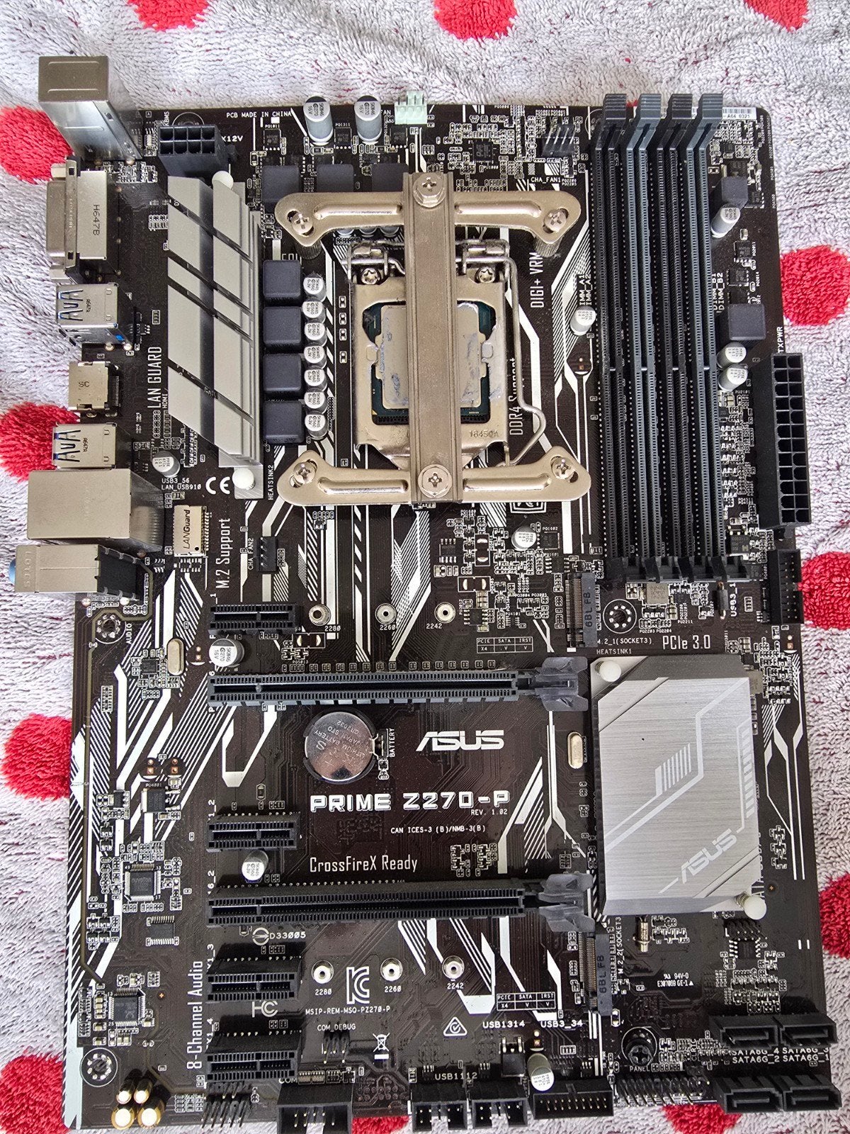 ASUS Prime Z270-P Moederbord met i7 7700k ssd 256GB., Computers en Software, Gebruikt, LGA 1151, DDR4, Ophalen of Verzenden