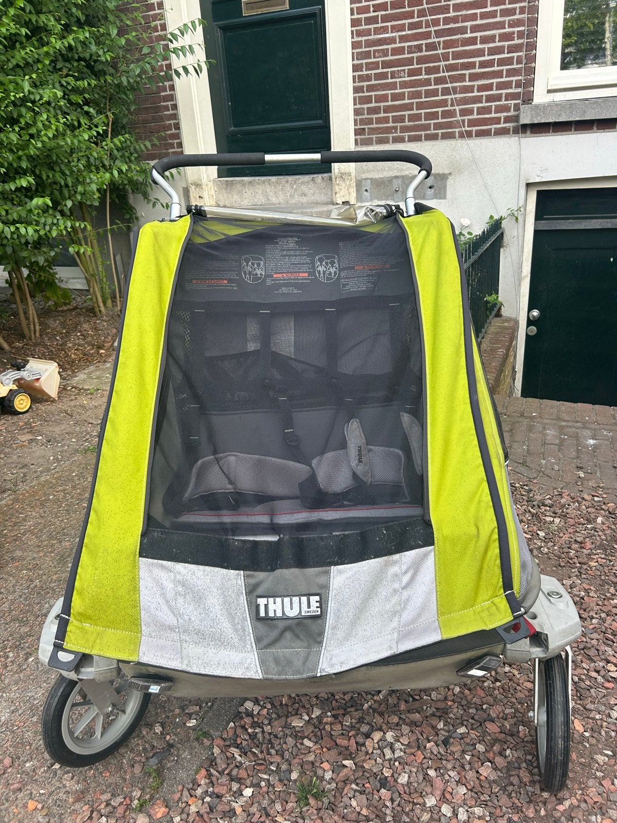 Thule Cougar 2 kinderkar, Ophalen, Gebruikt, Overige merken, Duowagen