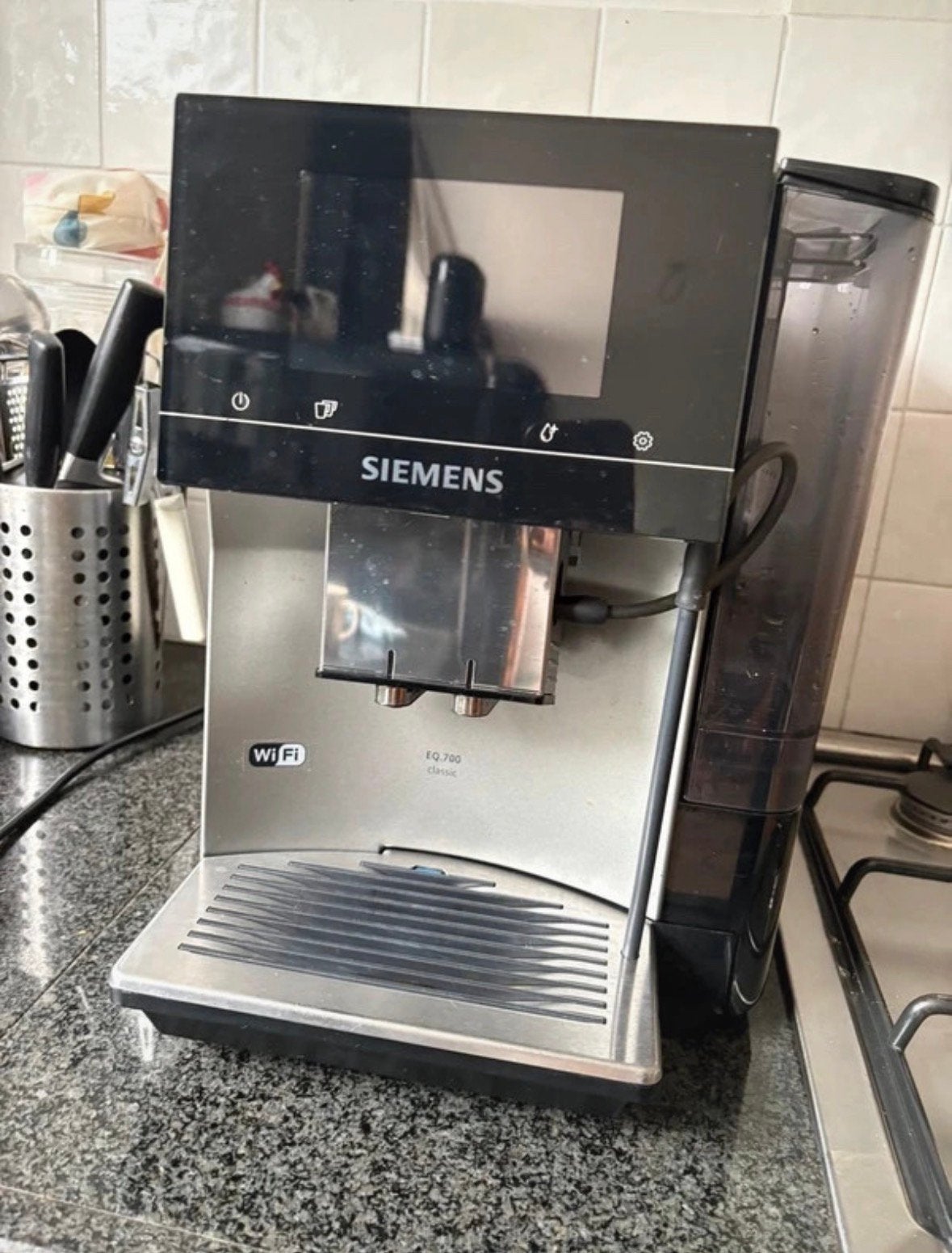 Siemens EQ 700 volautomaat zgan, Ophalen, Afneembaar waterreservoir, 10 kopjes of meer, Koffiemachine