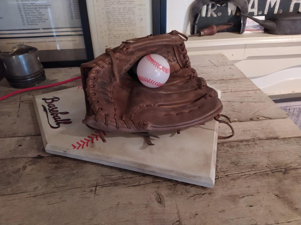 Honkbal /basebal lamp, Ophalen of Verzenden, Gebruikt