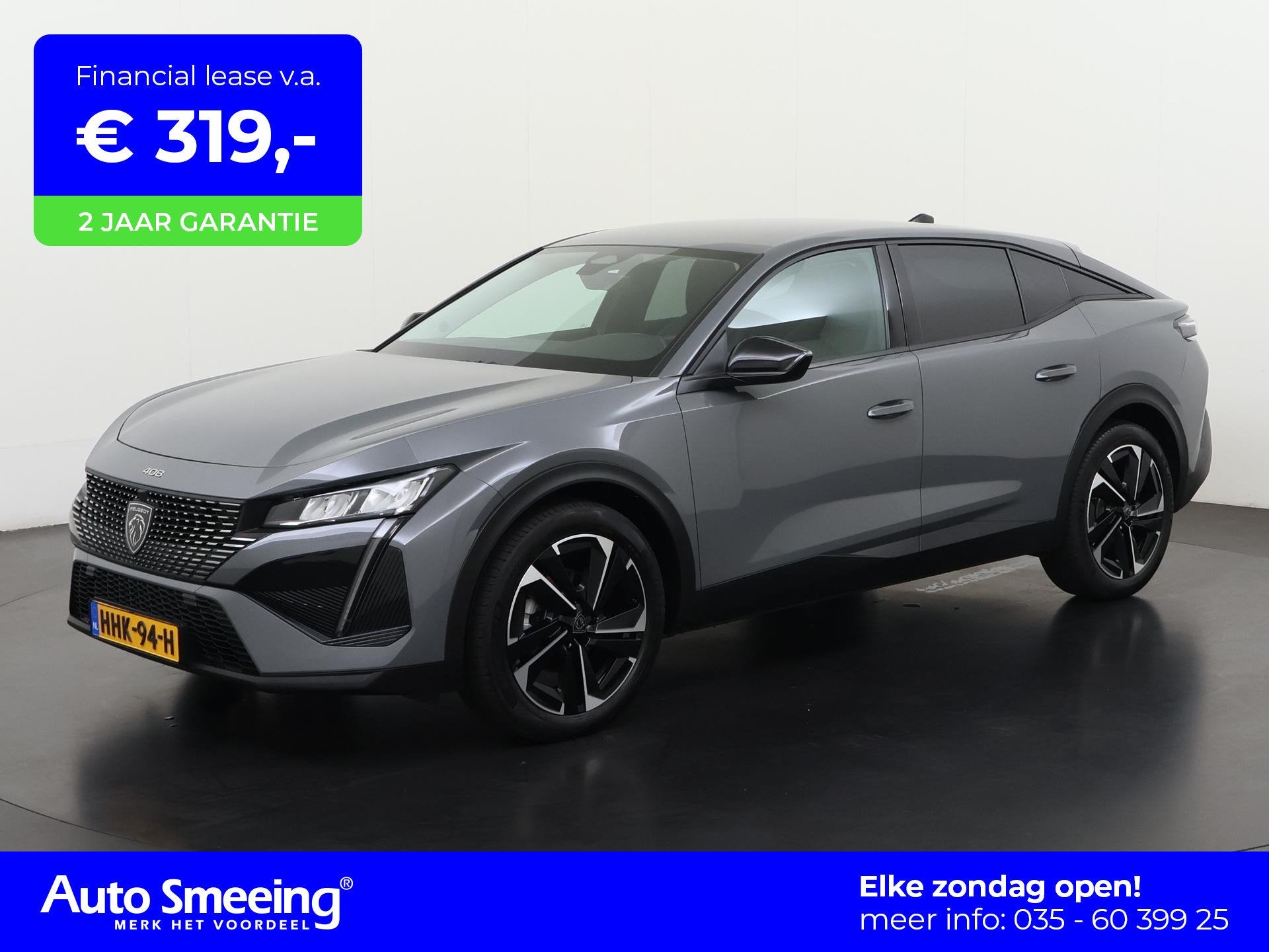 Peugeot 408 1.2 Hybrid 145 e-DCS6 Allure | Head-up display |, Auto's, Gebruikt, Euro 6, 1199 cc, Origineel Nederlands