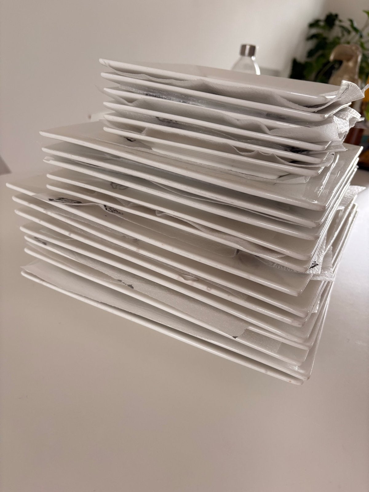 Servies witte borden: 8 grote, 5 middel, 6 kleine, Ophalen, Gebruikt, Overige stijlen, Bord(en)