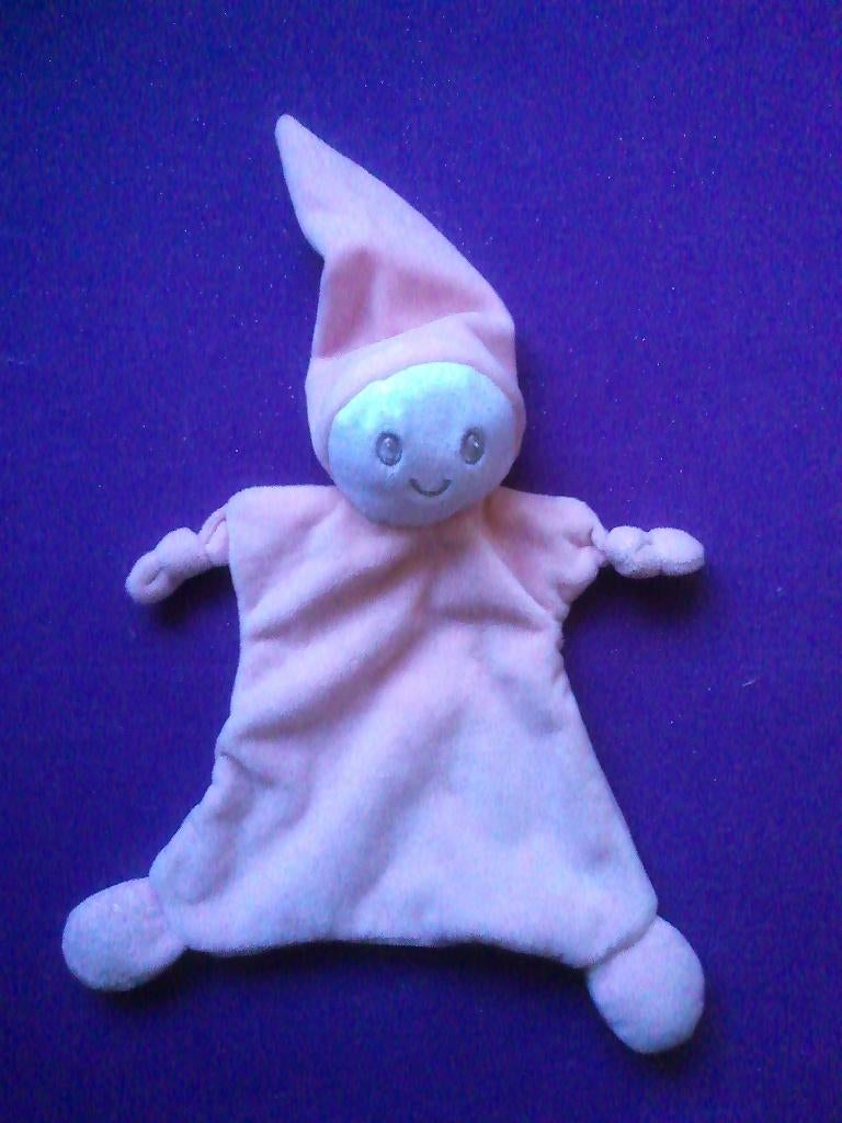 EVORA - BAMBINO  Knuffeldoekje POPJE. ROZE **Nieuw**, Overige merken, Overige typen, Nieuw, Ophalen of Verzenden