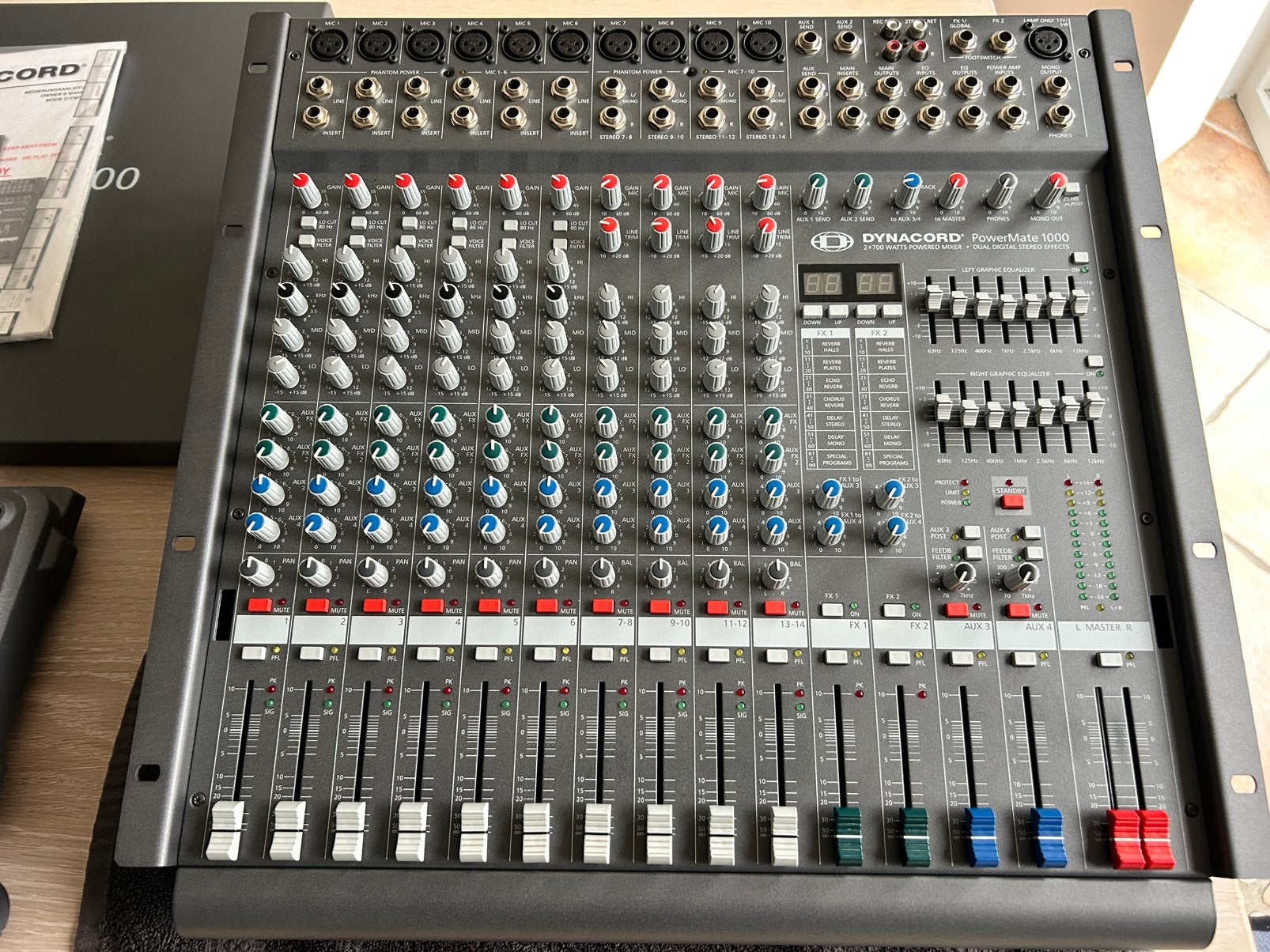 Te koop: Dynacord Powermate 1000 MK2, Ophalen, Zo goed als nieuw, 10 tot 20 kanalen