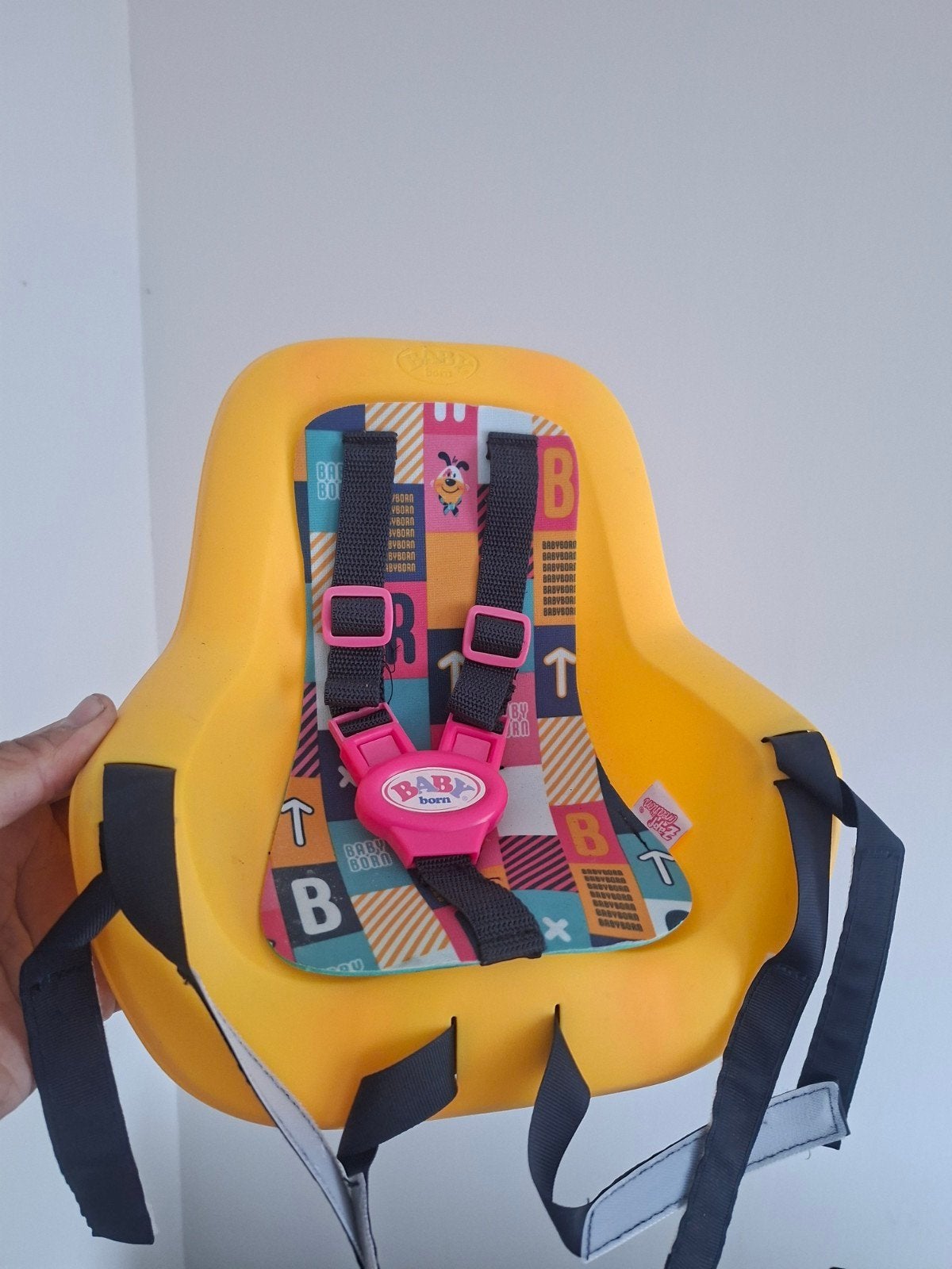 BABY born fietsstoeltje voor poppen, Kinderen en Baby's, Speelgoed | Poppen, Ophalen of Verzenden, Gebruikt, Babypop