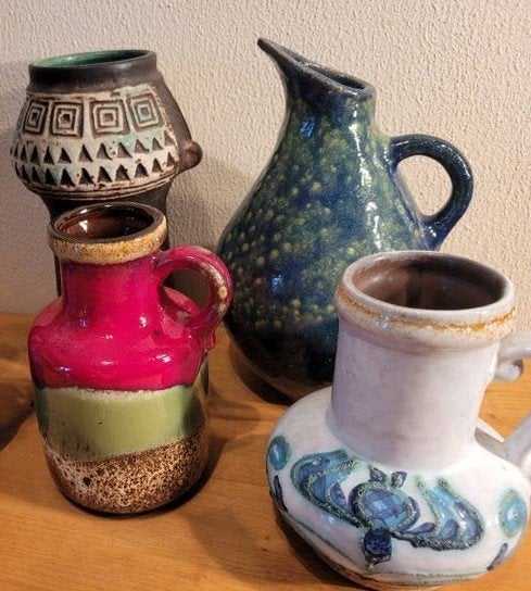 Vintage Keramiek Kruiken - Diverse Modellen en Merken, Ophalen of Verzenden