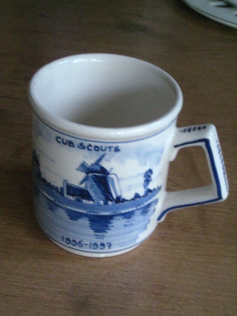 beker/mok cub scouts 1996-1997 pack 140, Verzamelen, Scouting, Ophalen of Verzenden, Zo goed als nieuw, Overige typen