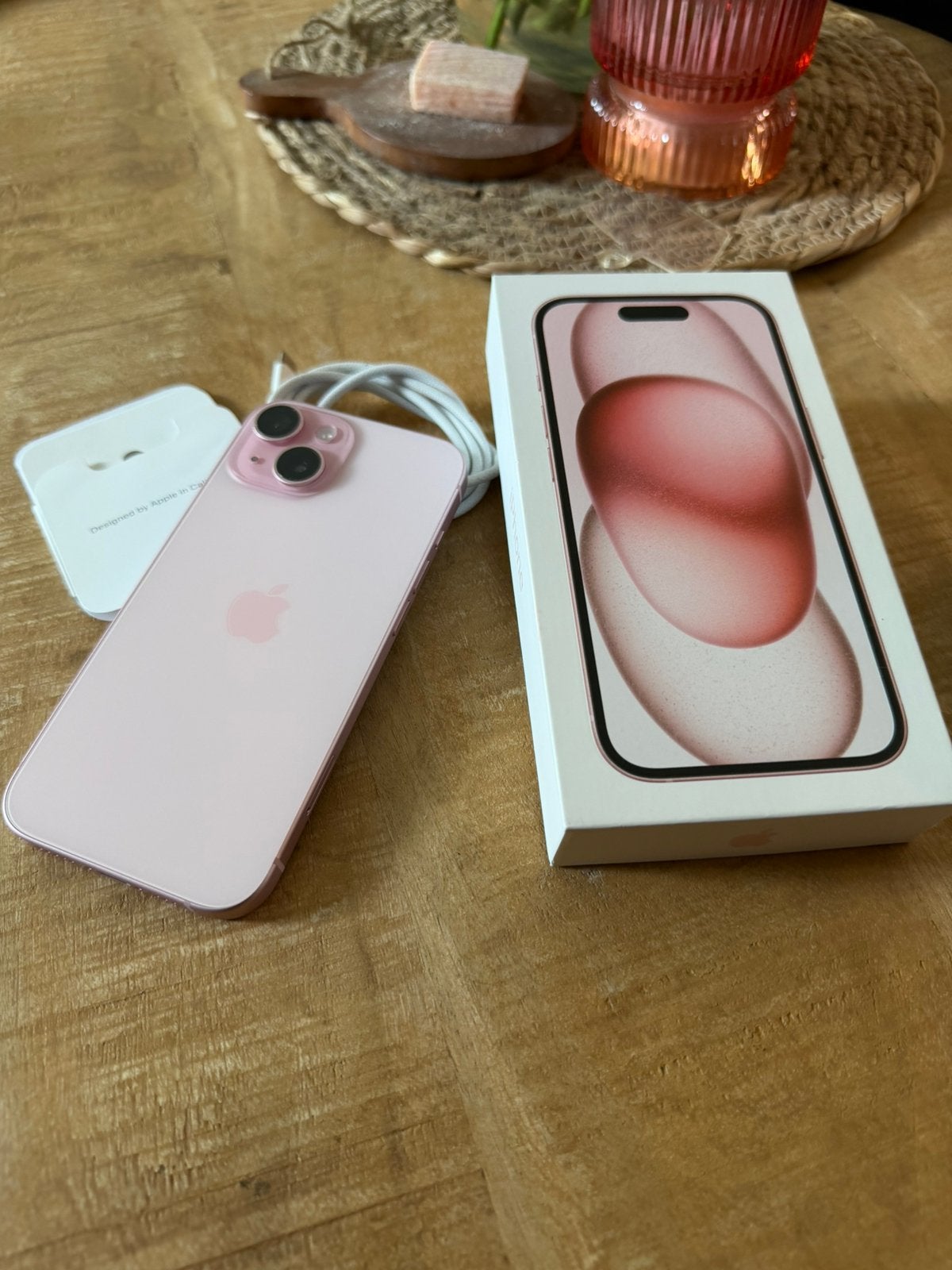 Apple iPhone 15 128GB Roze, Telecommunicatie, Mobiele telefoons | Apple iPhone, 128 GB, IPhone 15, 8 %, Ophalen of Verzenden