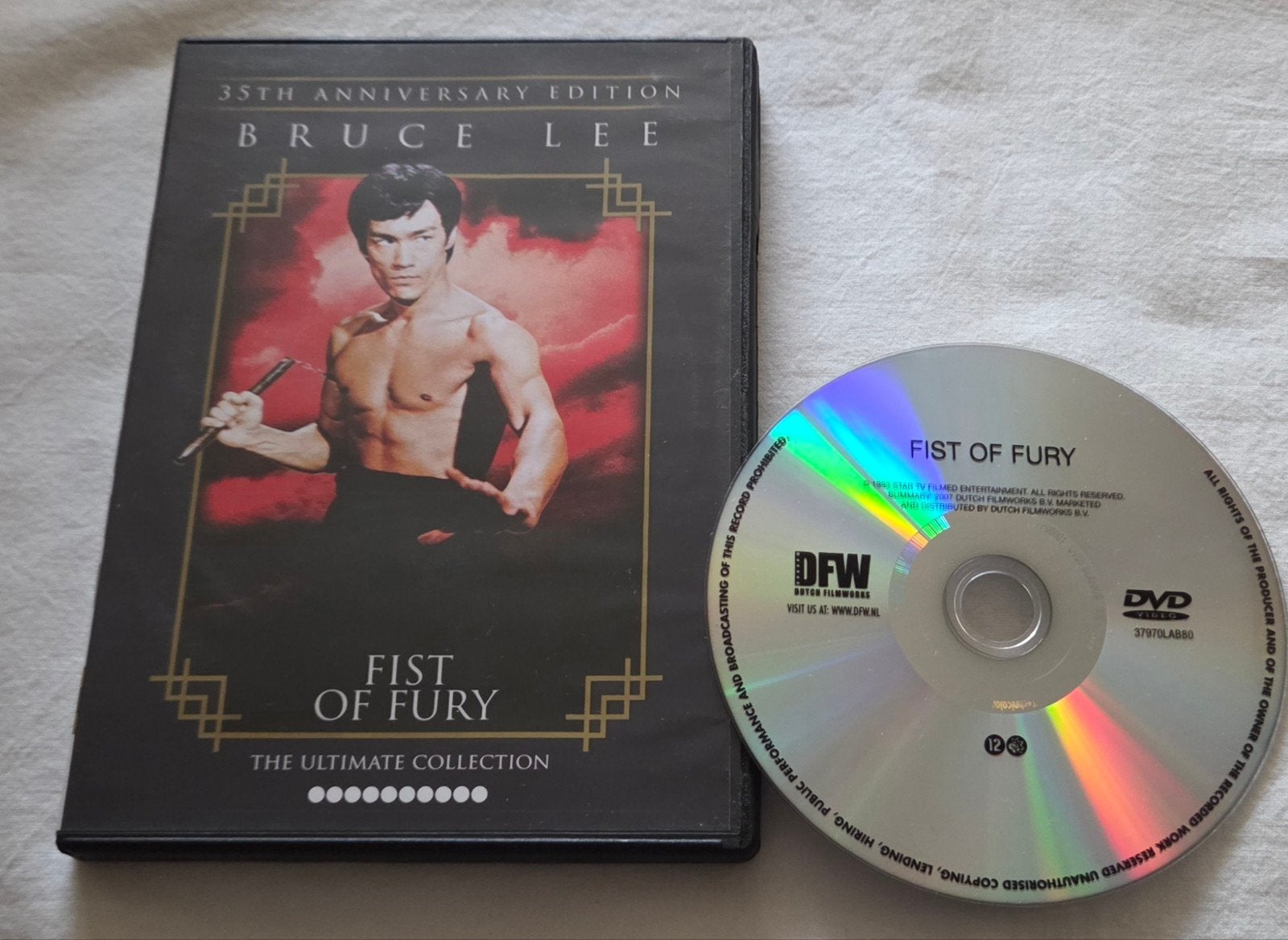 HKL Bruce Lee Fist Of Fury Dvd Actie/Kung-Fu, Vanaf 16 jaar, Ophalen of Verzenden, Zo goed als nieuw